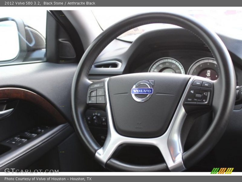 Black Stone / Anthracite Black 2012 Volvo S80 3.2