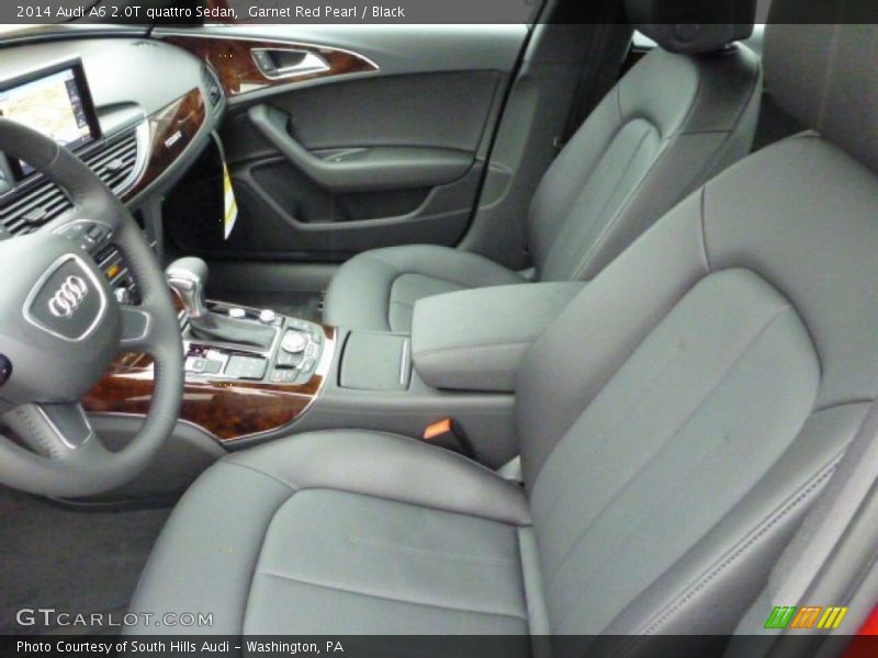 Garnet Red Pearl / Black 2014 Audi A6 2.0T quattro Sedan