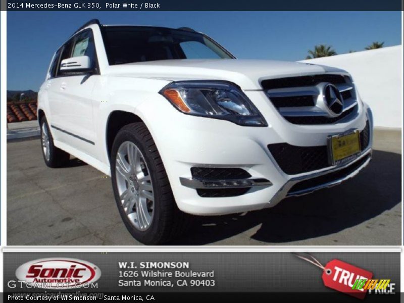 Polar White / Black 2014 Mercedes-Benz GLK 350