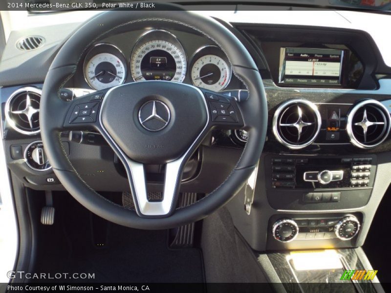 Polar White / Black 2014 Mercedes-Benz GLK 350