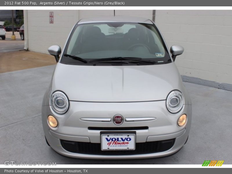 Argento (Silver) / Tessuto Grigio/Nero (Grey/Black) 2012 Fiat 500 Pop