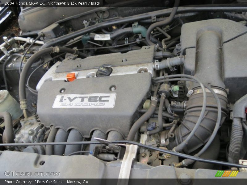 Nighthawk Black Pearl / Black 2004 Honda CR-V LX