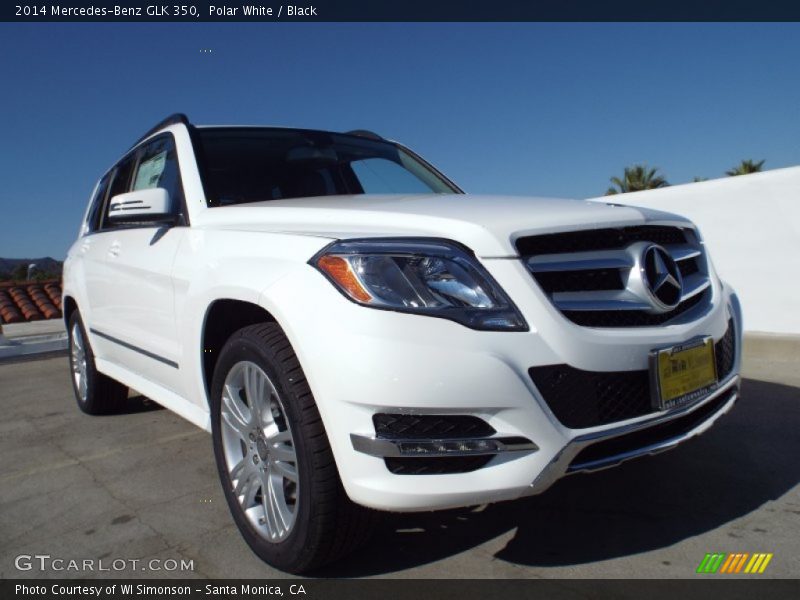 Polar White / Black 2014 Mercedes-Benz GLK 350