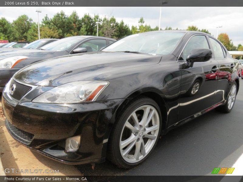 Black Onyx / Black 2006 Lexus IS 250