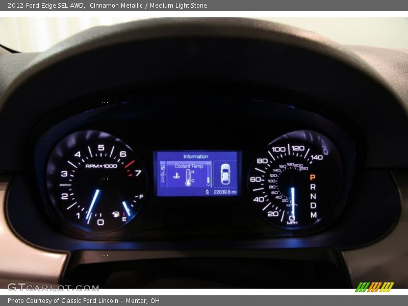  2012 Edge SEL AWD SEL AWD Gauges