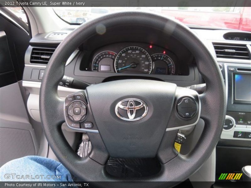 Super White / Ivory 2012 Toyota Camry LE