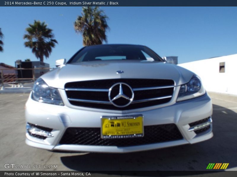 Iridium Silver Metallic / Black 2014 Mercedes-Benz C 250 Coupe