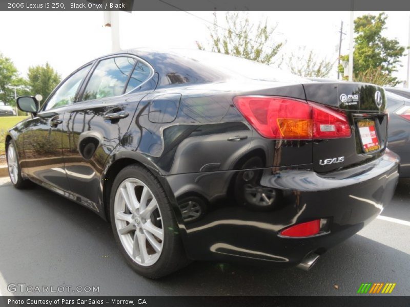 Black Onyx / Black 2006 Lexus IS 250