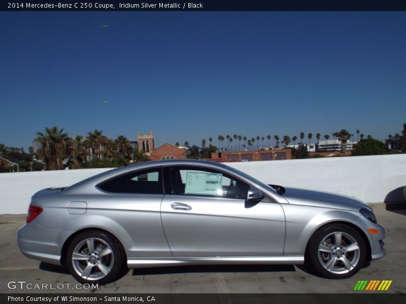 Iridium Silver Metallic / Black 2014 Mercedes-Benz C 250 Coupe