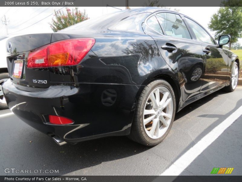 Black Onyx / Black 2006 Lexus IS 250