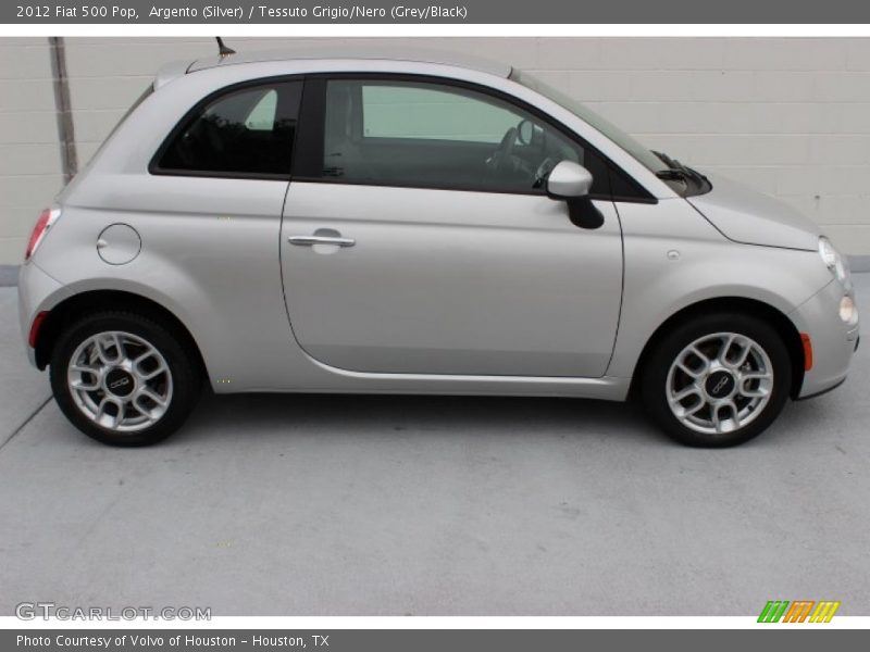 Argento (Silver) / Tessuto Grigio/Nero (Grey/Black) 2012 Fiat 500 Pop