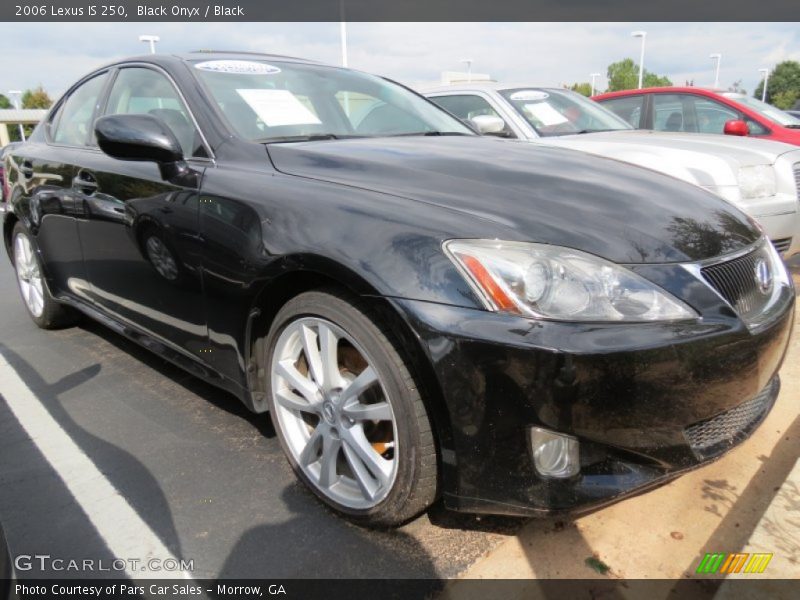 Black Onyx / Black 2006 Lexus IS 250