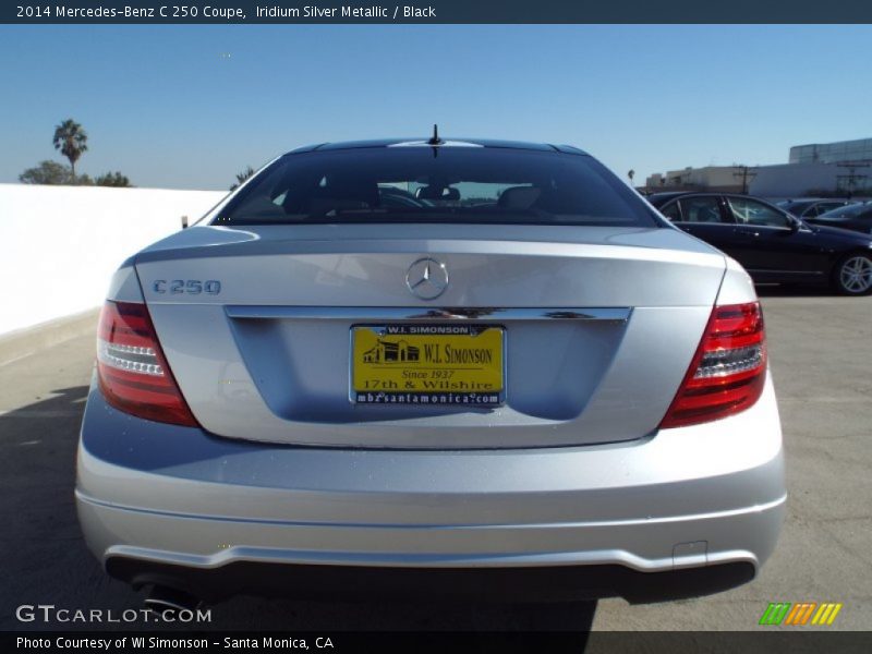 Iridium Silver Metallic / Black 2014 Mercedes-Benz C 250 Coupe