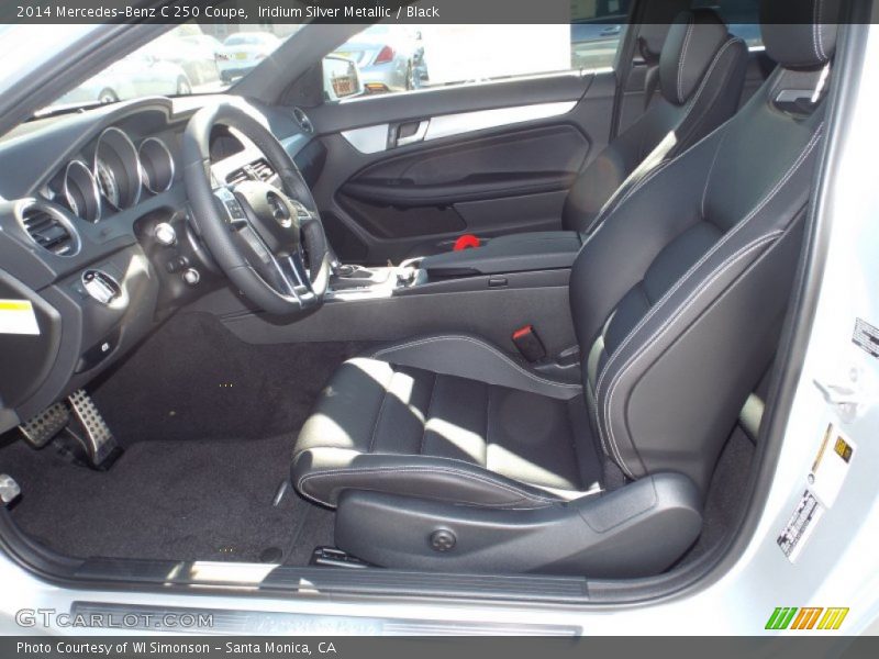 Iridium Silver Metallic / Black 2014 Mercedes-Benz C 250 Coupe