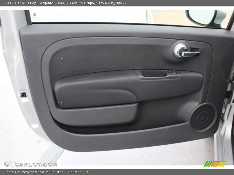 Argento (Silver) / Tessuto Grigio/Nero (Grey/Black) 2012 Fiat 500 Pop