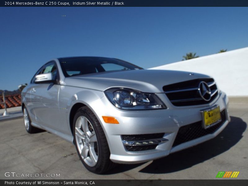 Iridium Silver Metallic / Black 2014 Mercedes-Benz C 250 Coupe