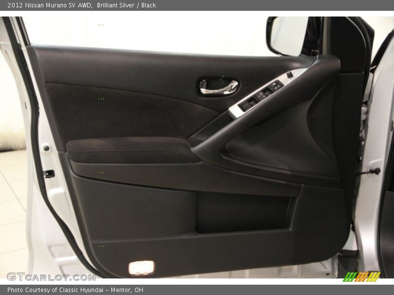 Brilliant Silver / Black 2012 Nissan Murano SV AWD