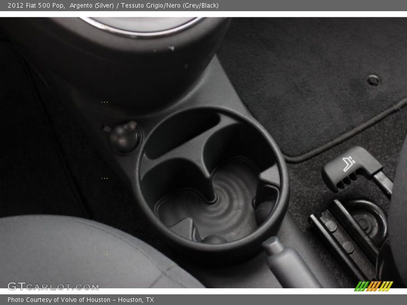 Argento (Silver) / Tessuto Grigio/Nero (Grey/Black) 2012 Fiat 500 Pop
