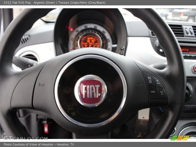 Argento (Silver) / Tessuto Grigio/Nero (Grey/Black) 2012 Fiat 500 Pop