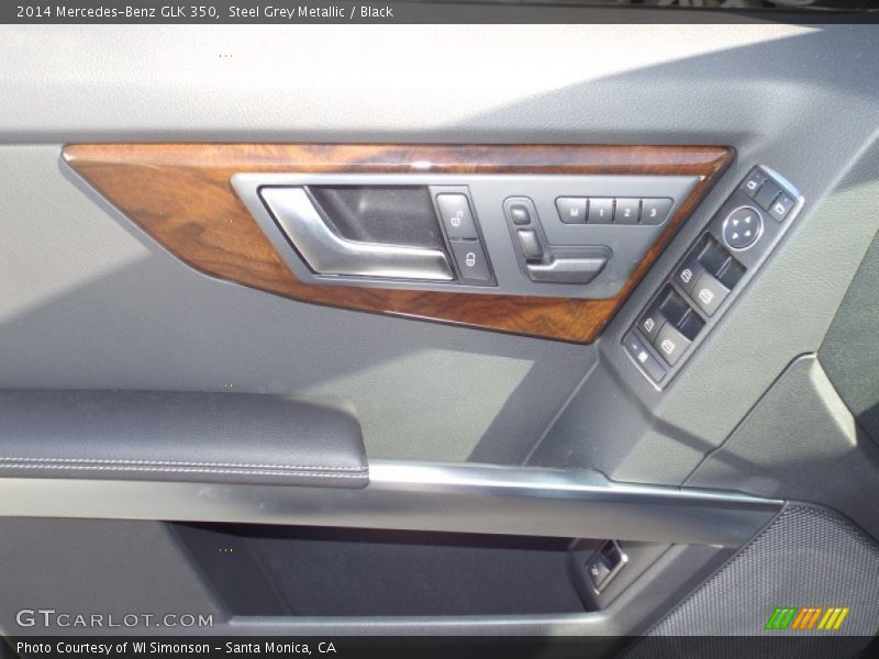 Steel Grey Metallic / Black 2014 Mercedes-Benz GLK 350