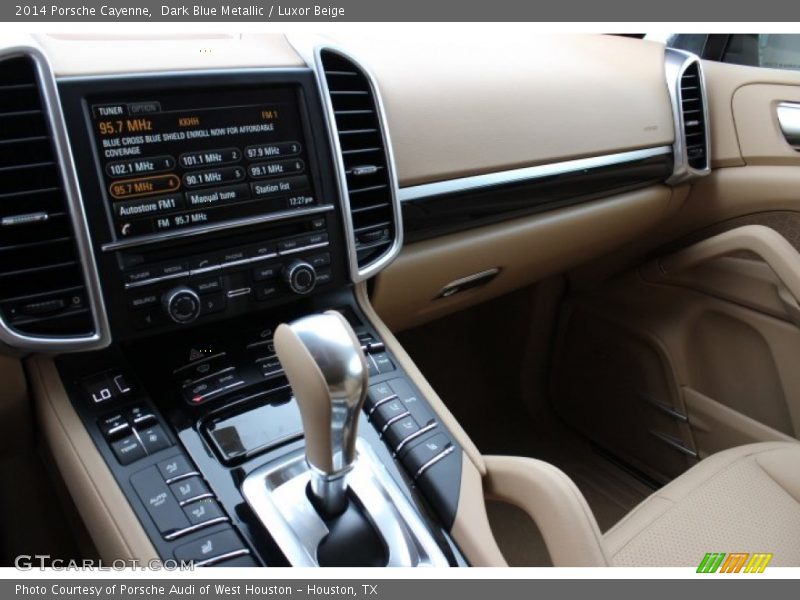 Dark Blue Metallic / Luxor Beige 2014 Porsche Cayenne