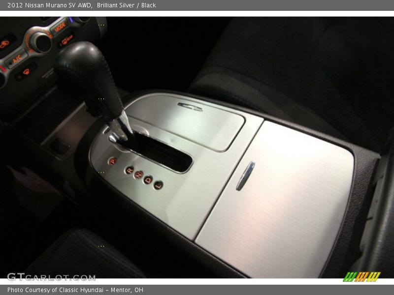 Brilliant Silver / Black 2012 Nissan Murano SV AWD