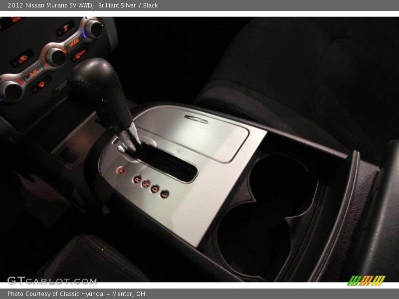 Brilliant Silver / Black 2012 Nissan Murano SV AWD