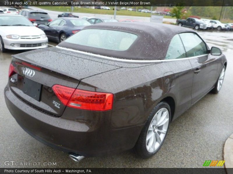  2014 A5 2.0T quattro Cabriolet Teak Brown Metallic