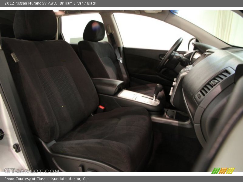 Brilliant Silver / Black 2012 Nissan Murano SV AWD