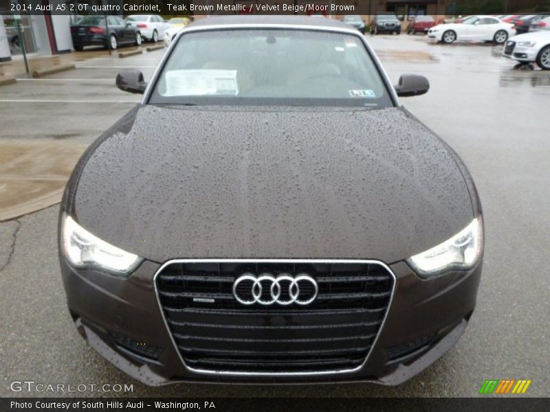  2014 A5 2.0T quattro Cabriolet Teak Brown Metallic