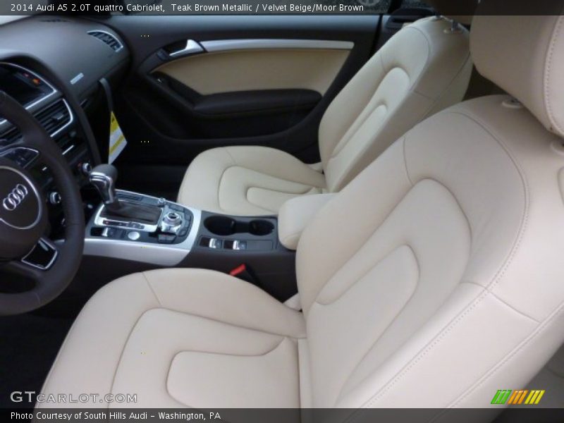 Front Seat of 2014 A5 2.0T quattro Cabriolet