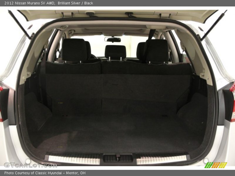 Brilliant Silver / Black 2012 Nissan Murano SV AWD