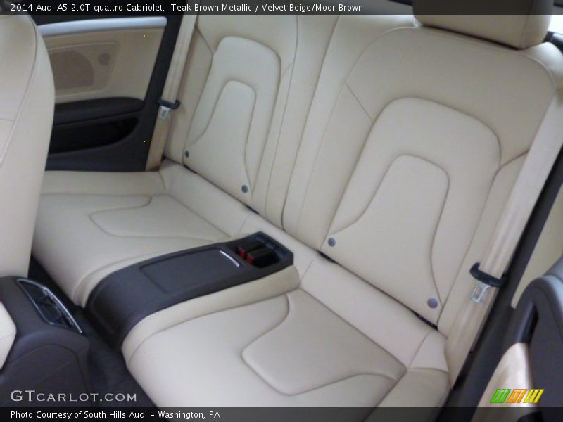 Rear Seat of 2014 A5 2.0T quattro Cabriolet