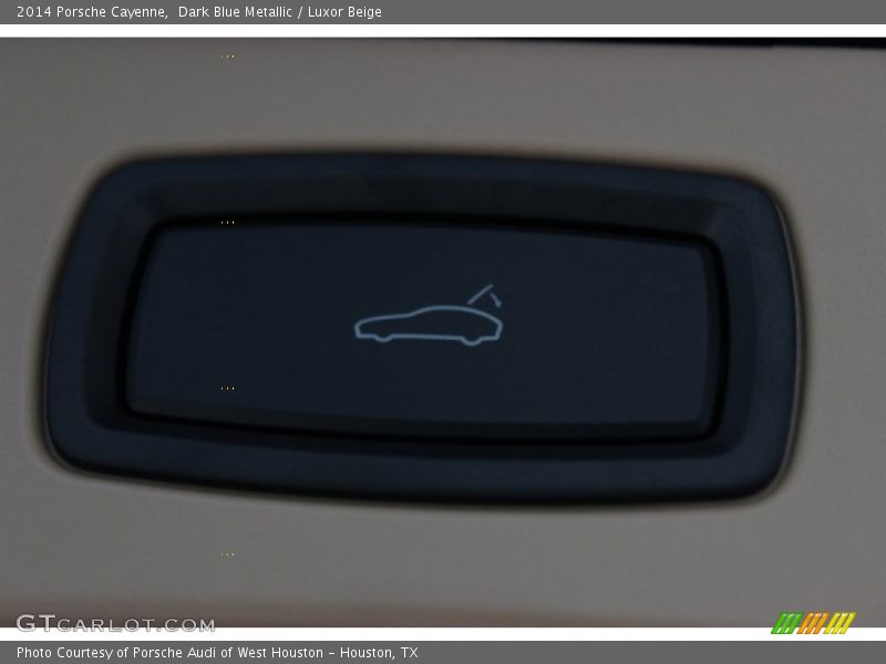 Dark Blue Metallic / Luxor Beige 2014 Porsche Cayenne