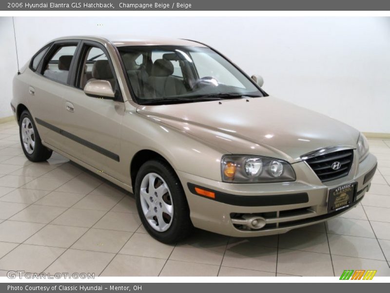 Champagne Beige / Beige 2006 Hyundai Elantra GLS Hatchback