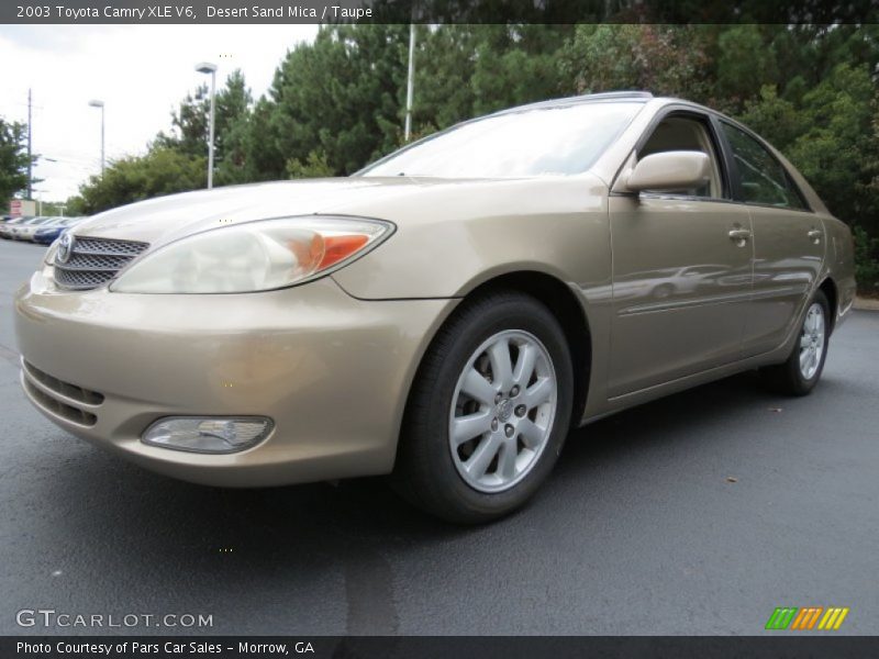 Desert Sand Mica / Taupe 2003 Toyota Camry XLE V6