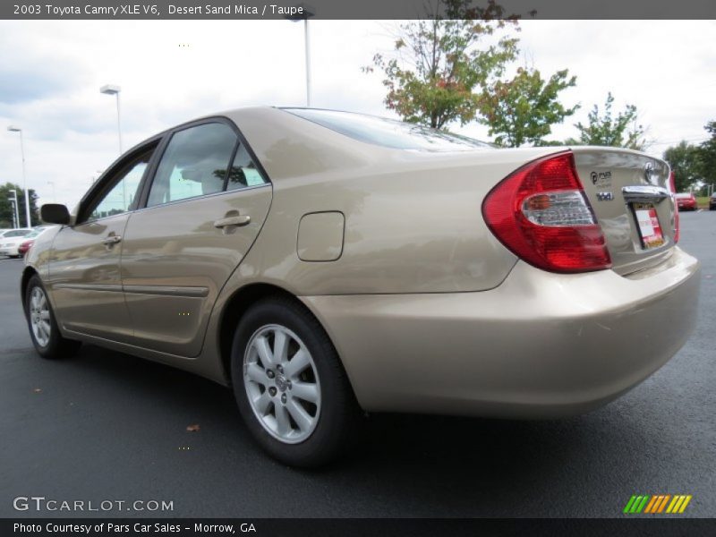 Desert Sand Mica / Taupe 2003 Toyota Camry XLE V6
