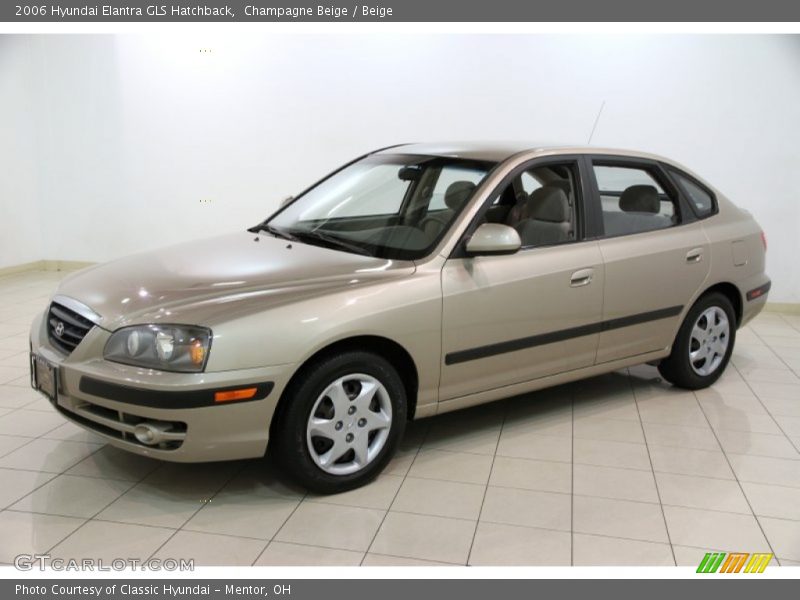 Champagne Beige / Beige 2006 Hyundai Elantra GLS Hatchback