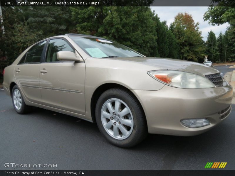 Desert Sand Mica / Taupe 2003 Toyota Camry XLE V6