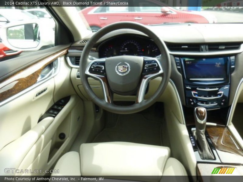 Black Diamond Tricoat / Shale/Cocoa 2014 Cadillac XTS Luxury AWD