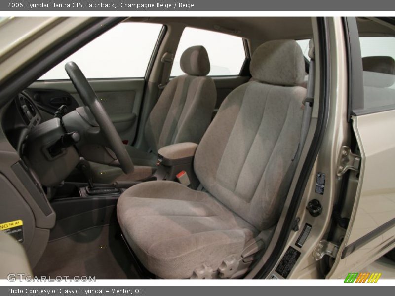 Champagne Beige / Beige 2006 Hyundai Elantra GLS Hatchback