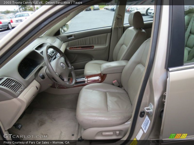 Desert Sand Mica / Taupe 2003 Toyota Camry XLE V6