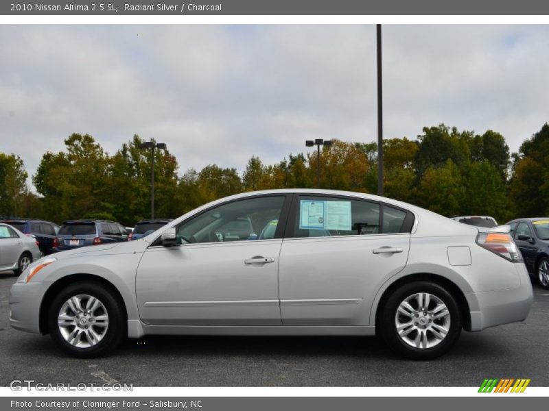 Radiant Silver / Charcoal 2010 Nissan Altima 2.5 SL