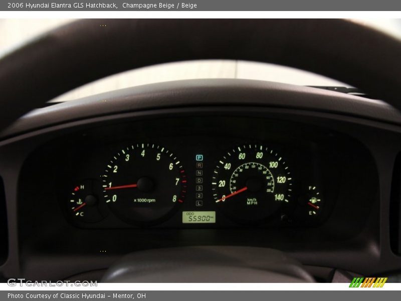Champagne Beige / Beige 2006 Hyundai Elantra GLS Hatchback