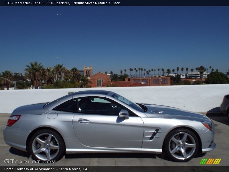 Iridium Silver Metallic / Black 2014 Mercedes-Benz SL 550 Roadster