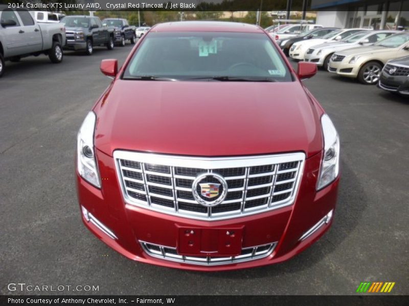 Crystal Red Tincoat / Jet Black 2014 Cadillac XTS Luxury AWD