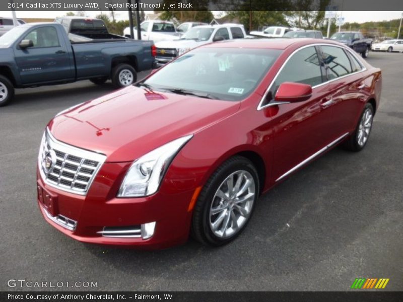 Crystal Red Tincoat / Jet Black 2014 Cadillac XTS Luxury AWD