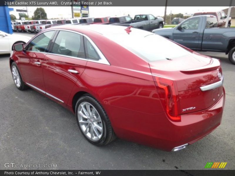 Crystal Red Tincoat / Jet Black 2014 Cadillac XTS Luxury AWD