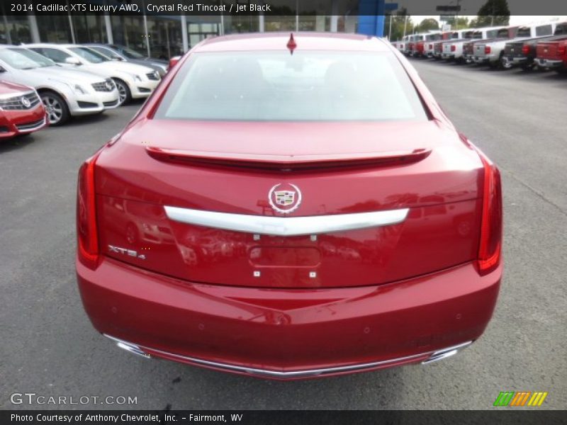 Crystal Red Tincoat / Jet Black 2014 Cadillac XTS Luxury AWD