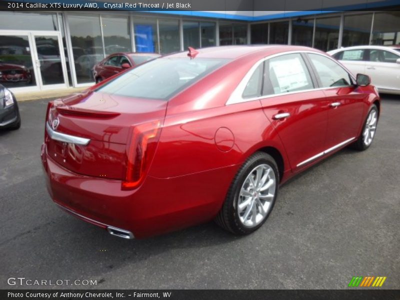 Crystal Red Tincoat / Jet Black 2014 Cadillac XTS Luxury AWD